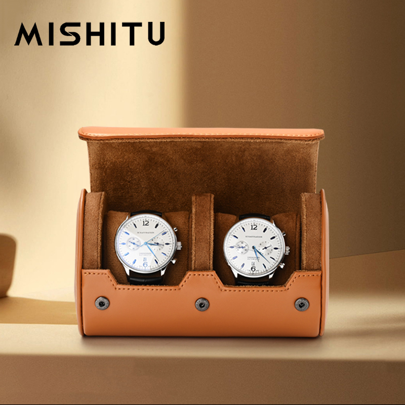 Vintage Collectible Item - MISHITU 1/2/3-Slot Uhr Lagerung Rolle Reisetasche