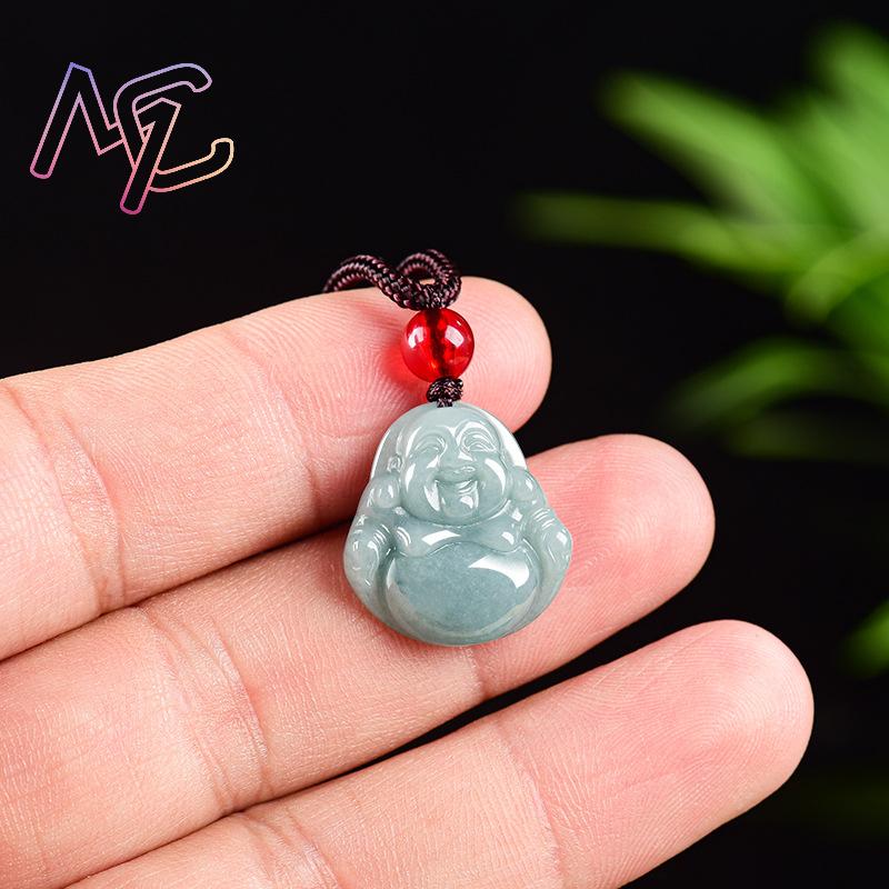 Myanmar Jadeit Guanyin Buddha  – Vintage Necklace Bewertung und Preis