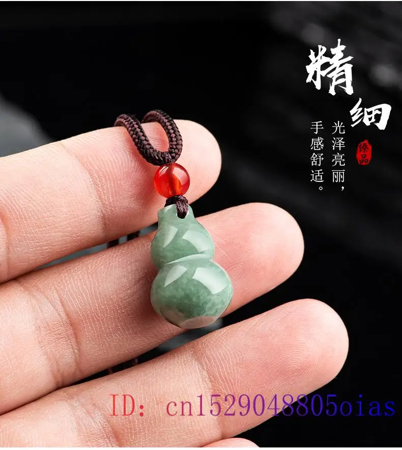 Birmanischen Jade Kürbis Anhän – Vintage Necklace Bewertung und Preis