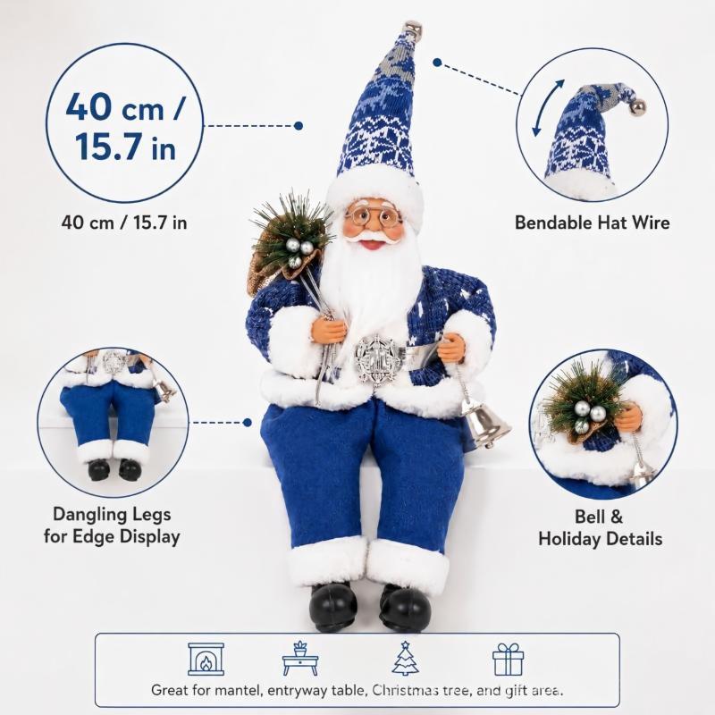 Weihnachtsmann-Standfigur, han – Vintage Collectible Santa Bewertung und Preis