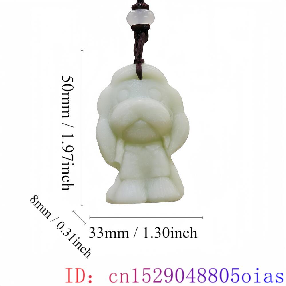 Natürliche echte Jade Hund Anh – Vintage Necklace Bewertung und Preis